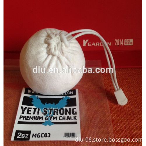 Solid chalk ball for rock climbing ,gymnastics and power lifting